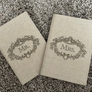 Mr & Mrs Passport Covers